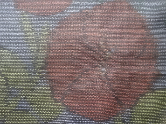 JAPANESE KIMONO / ANTIQUE KIMONO / DORO OSHIMA TSUMUGI / WOVEN BRANCH FLOWER